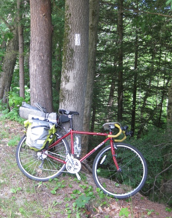 My bikepacking setup on the AT